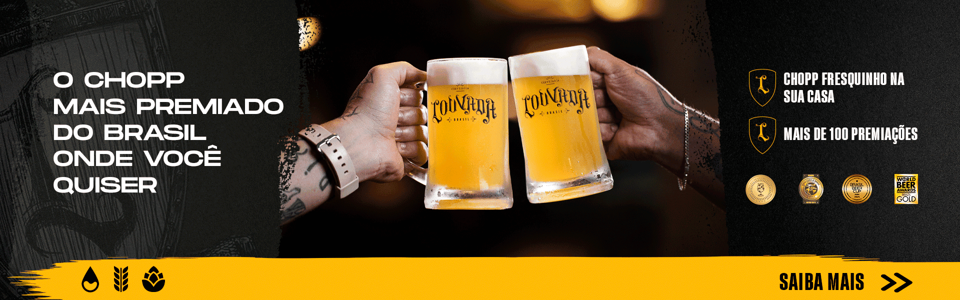 O chopp mais premiado do Brasil