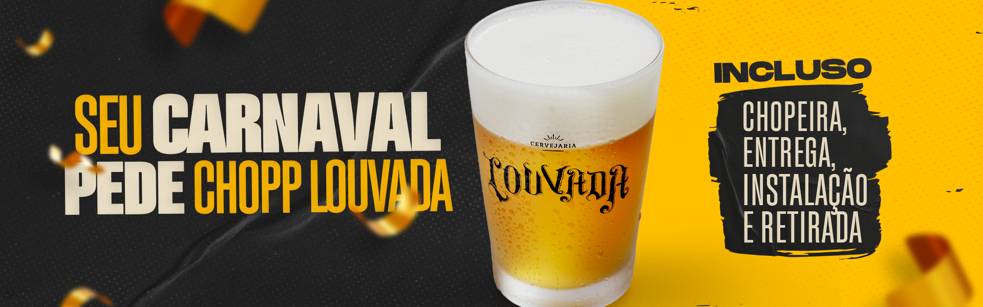 Carnaval 2026 - Chopp Delivery - Banner Site - 1920x600